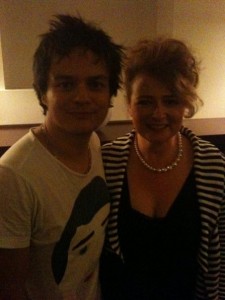 Jamie Cullum and Alison Burns