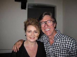 Alison Burns and Hank Marvin in Australia