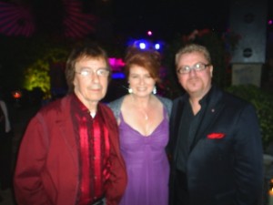 Bill Wyman, Alison Burns and Martin Taylor