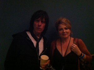 Jeff Beck and Alison Burns