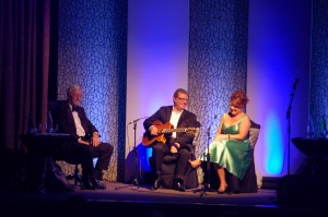 Michael Parkinson interviewing Martin Taylor and Alison Burns