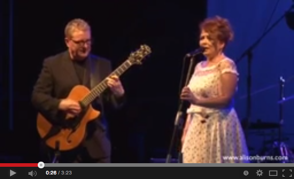 Alison Burns and Martin Taylor playing J'Attendrai