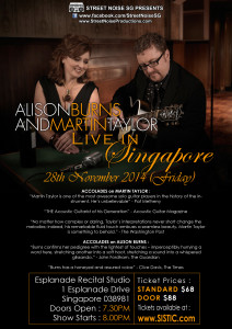 MARTIN TAYLOR ALISON BURNS SINGAPORE 2014